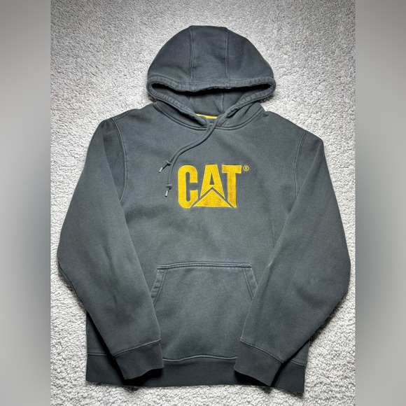 Caterpillar Hoodie Mens Extra Large CAT Hooded Sweatshirt Work Outdoors Utility - Picture 1 of 4
